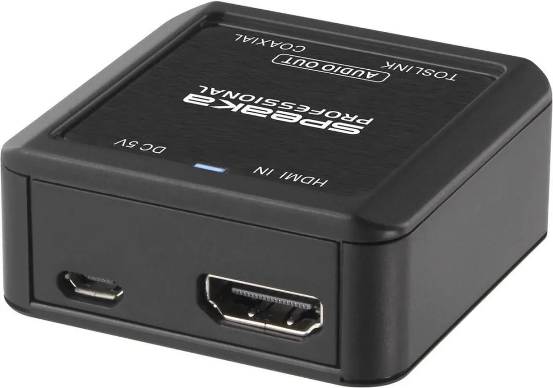 SpeaKa Professional SP-10094288 Audio Converter HDMI - Zwart