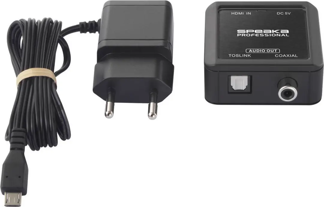 SpeaKa Professional SP-10094288 Audio Converter HDMI - Zwart
