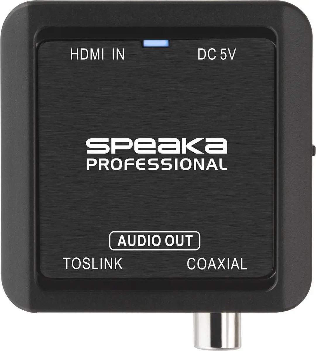 SpeaKa Professional SP-10094288 Audio Converter HDMI - Zwart