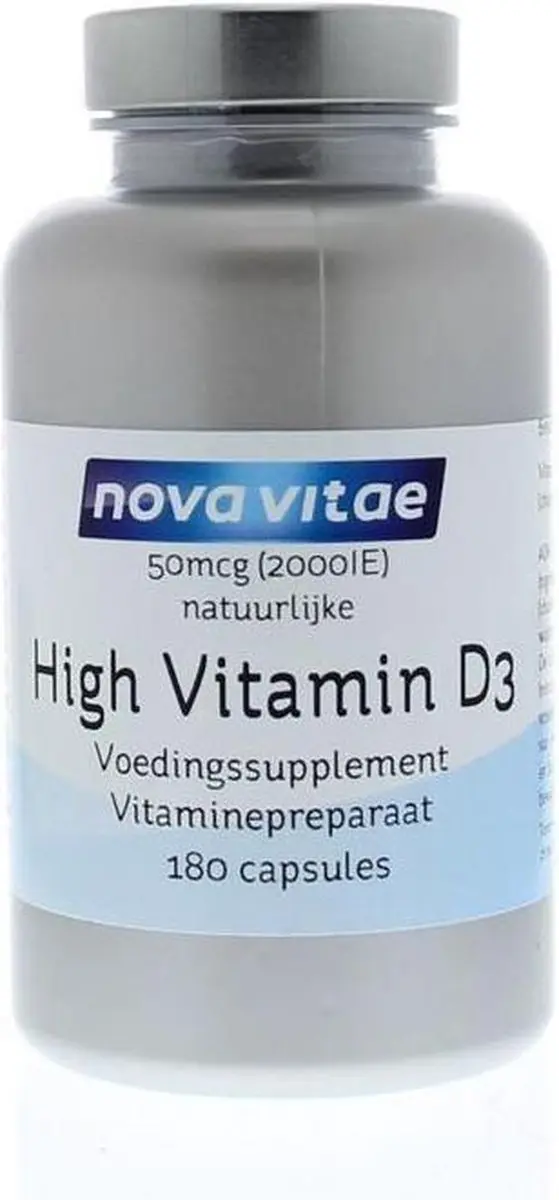 Nova Vitae Vitamine D3 2000IU 180 Capsules