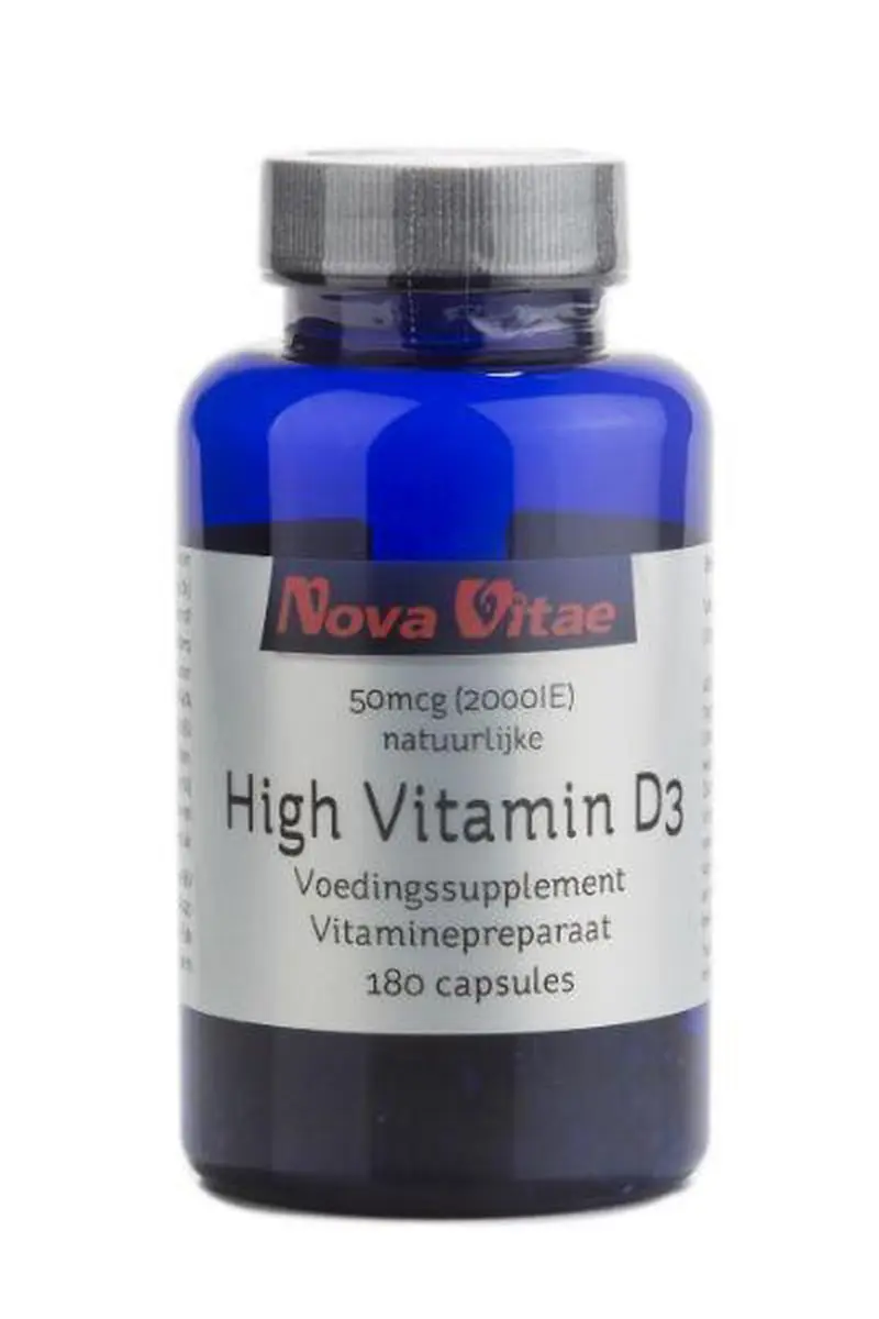 Nova Vitae Vitamine D3 2000IU 180 Capsules