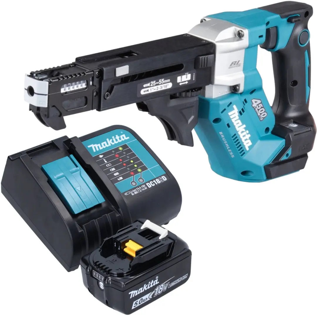 Makita DFR552ST1 Accu-Magazijnschroevendraaier 18V
