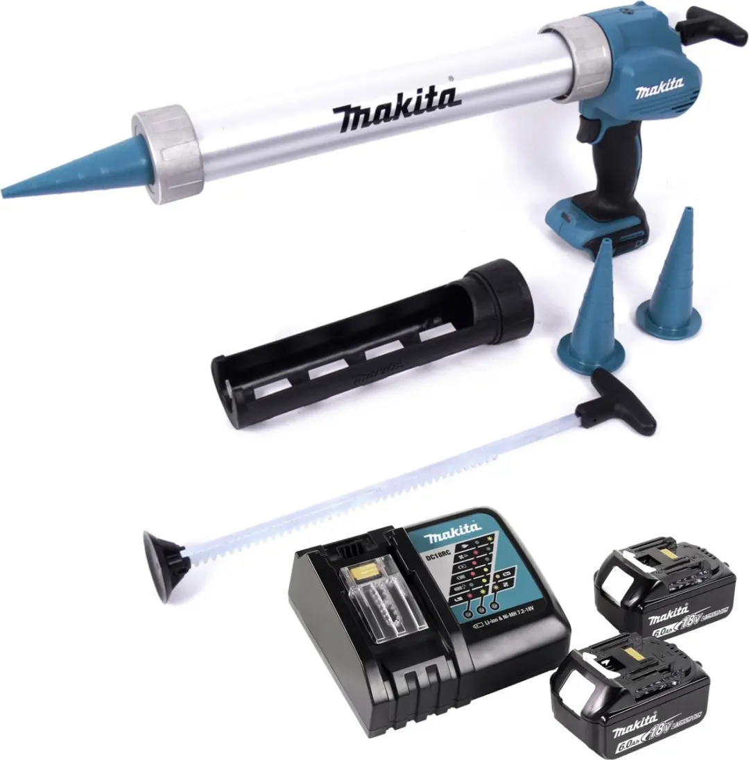 Makita DCG 180 RGX Accupistool 18V - 2x 6.0Ah Accu + Lader