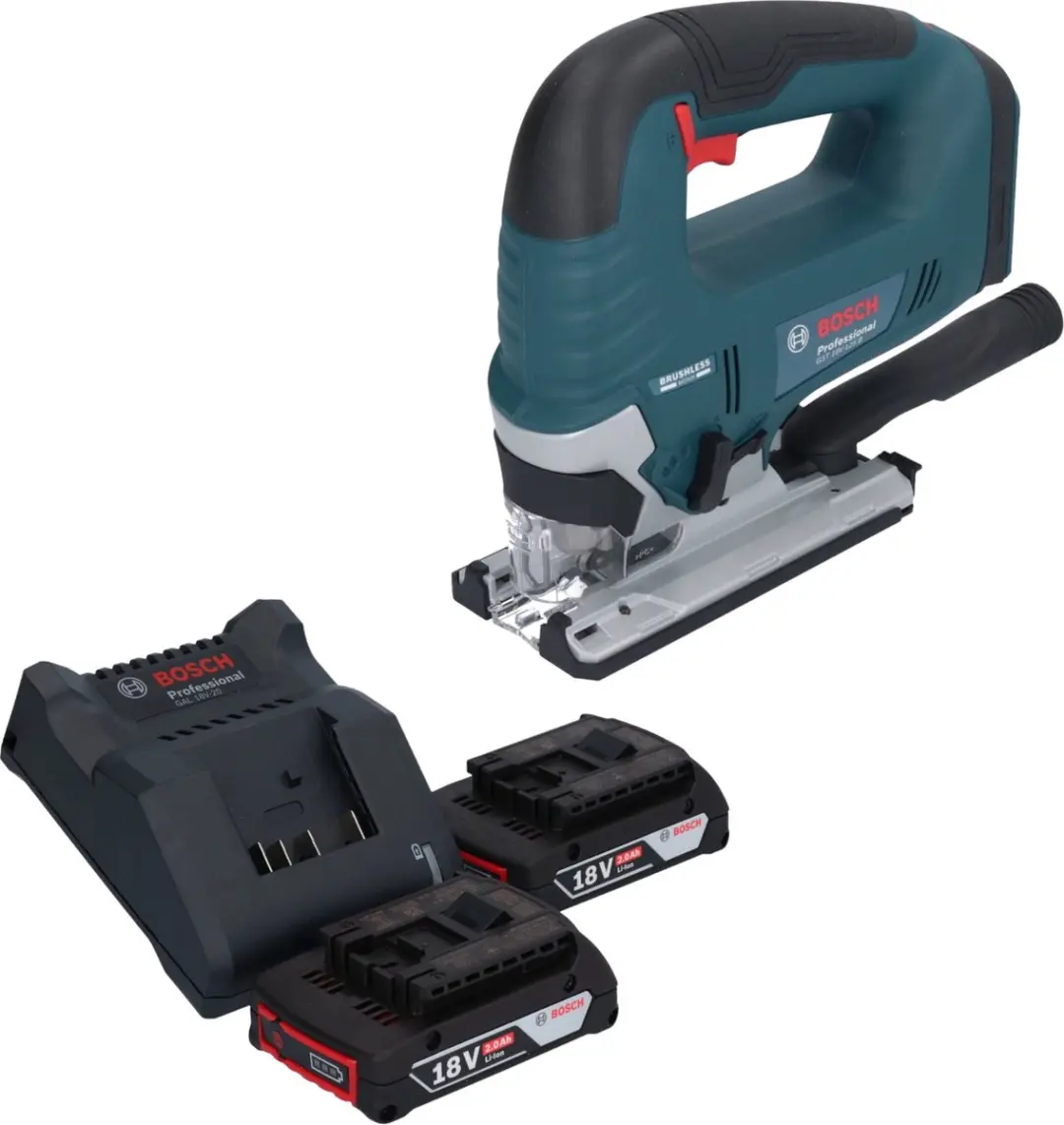 Bosch Professional GST 18V-125 B Accu-decoupeerzaag - 125mm - 2x 2,0Ah - afbeelding 6 van 6