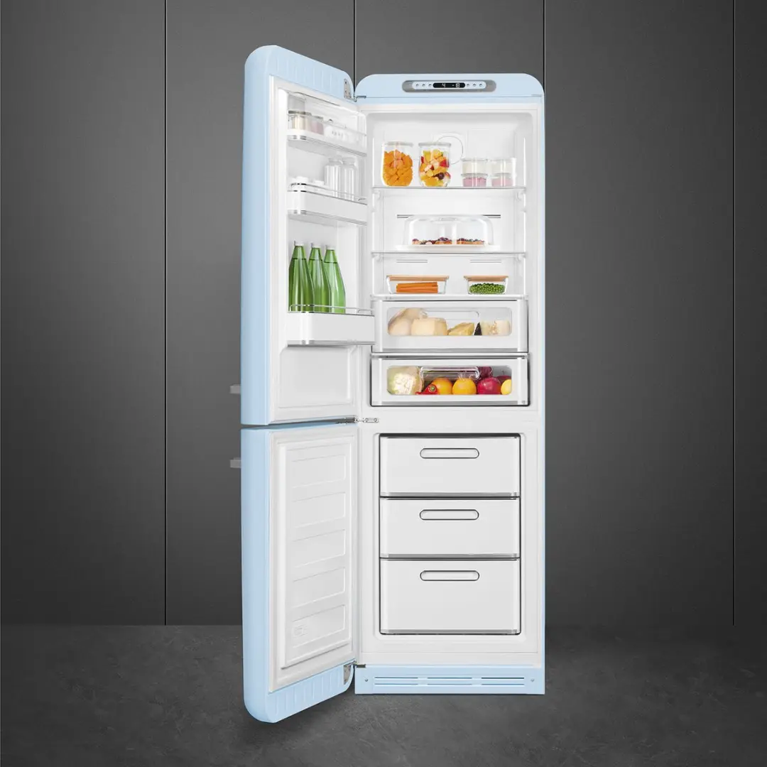 Smeg FAB32LPB5 Koel-Vriescombinatie 331L - Blauw