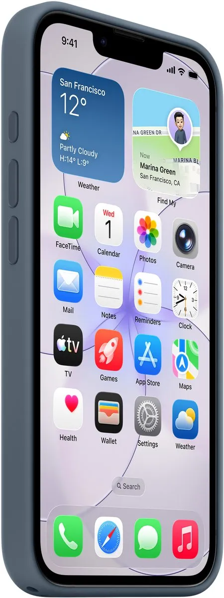 Apple iPhone 17e Siliconenhoesje MHWE4ZM/A - AnkerBlauw