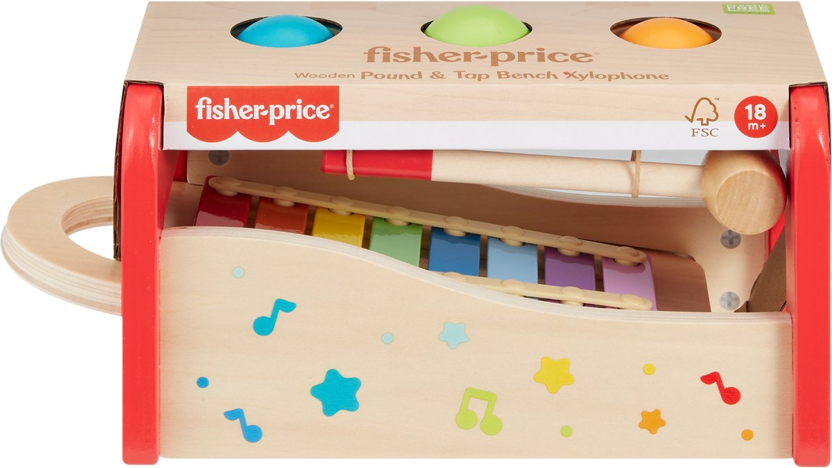 Fisher-Price HXT88, 1,5 jaar, Hout, Meerkleurig