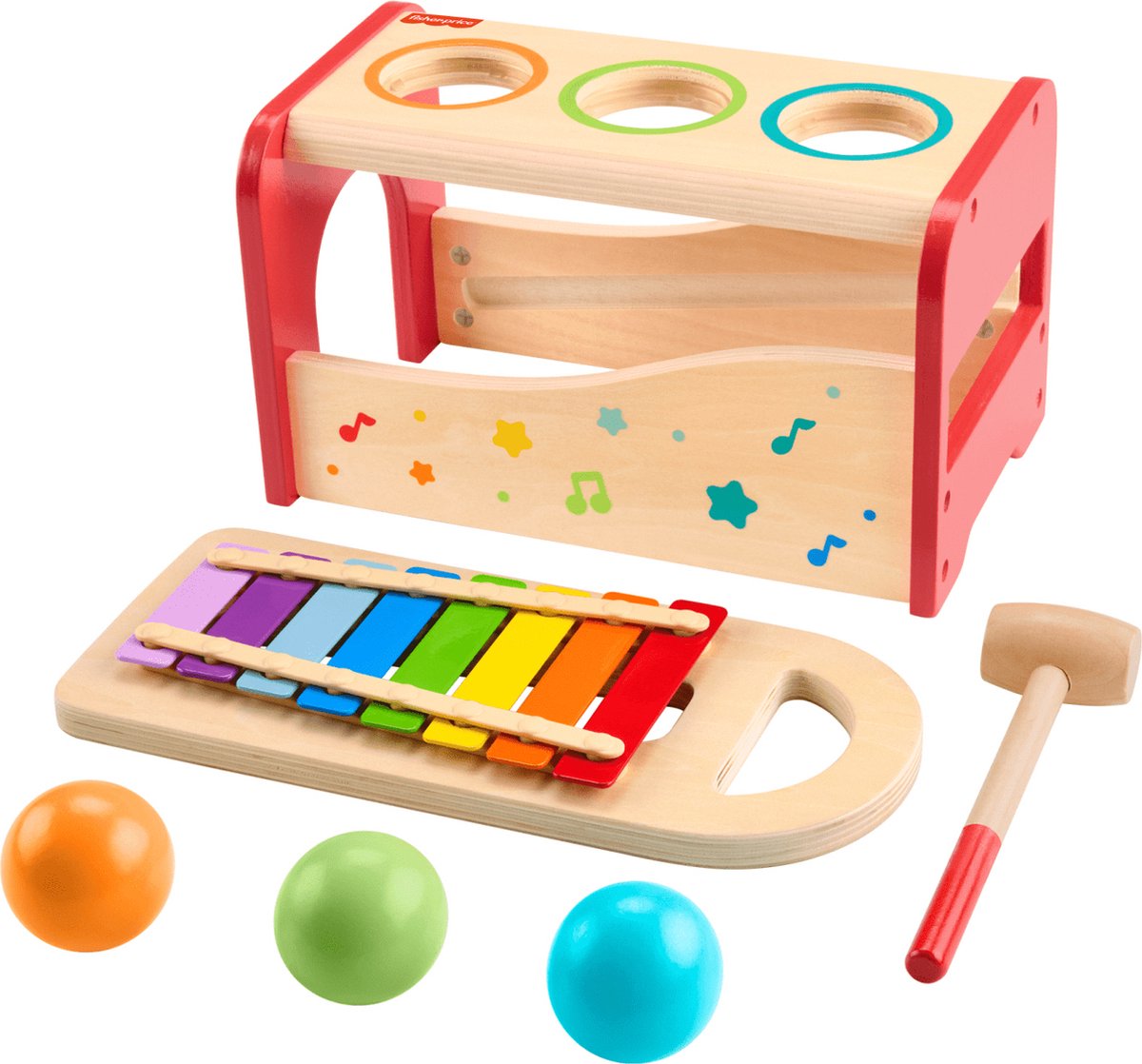 Fisher-Price HXT88, 1,5 jaar, Hout, Meerkleurig