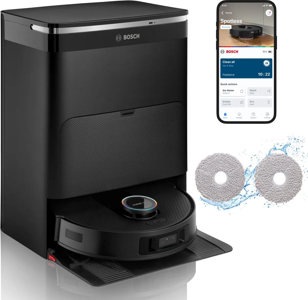 Bosch Spotless Max Cam BCRDW3BX Robotstofzuiger