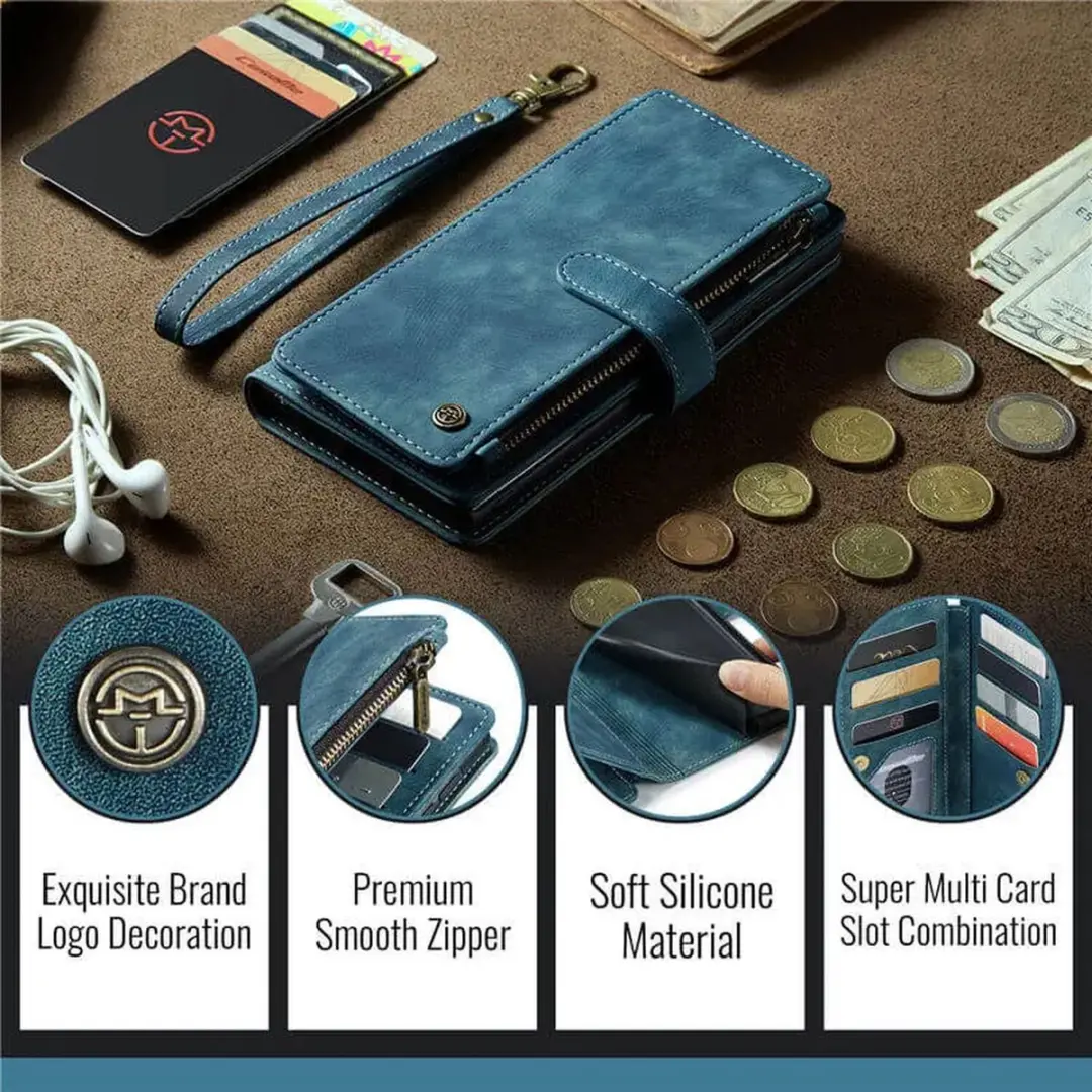 Caseme C30 Hoesje Samsung Galaxy A57 - Blauw