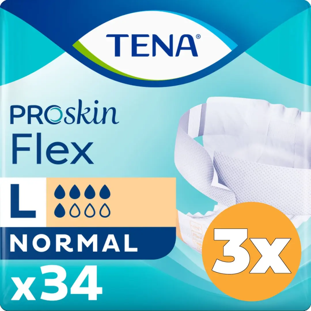 TENA Proskin Flex Normal - 102 Stuks