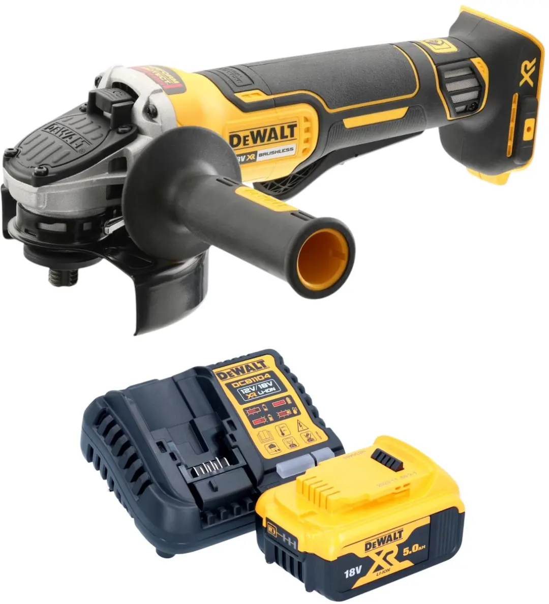 DeWalt DCG 406 P1 Haakse Slijper 18V 125mm