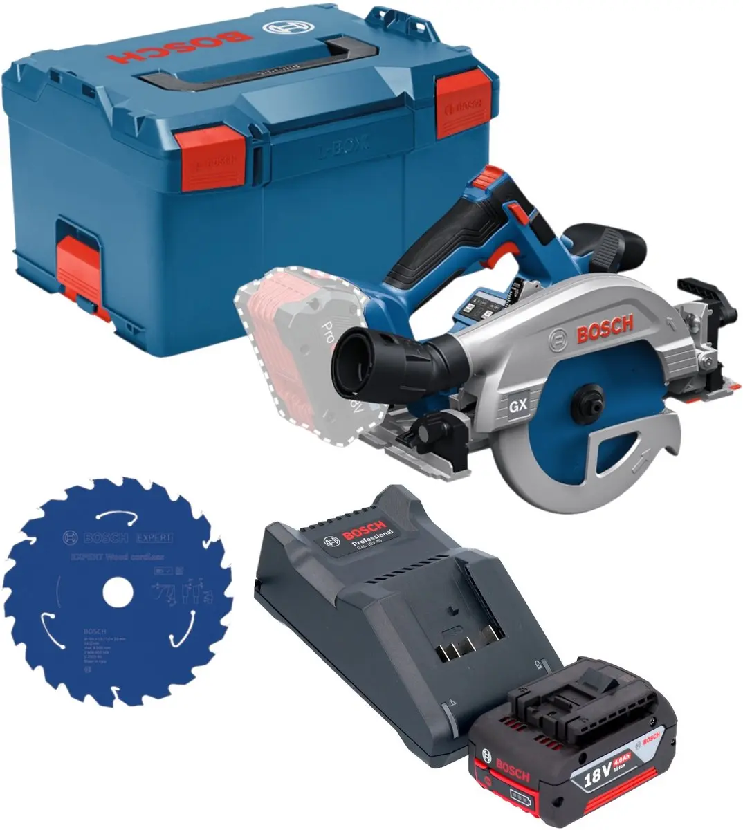 Bosch Professional GKS 18V-57-2 GX Accu-cirkelzaag 165mm