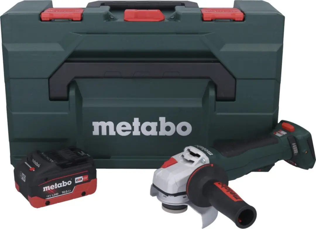 Metabo WPB 18 LT BL 11-125 Accu Haakse Slijper 125mm - 10,0 Ah - borstelloos