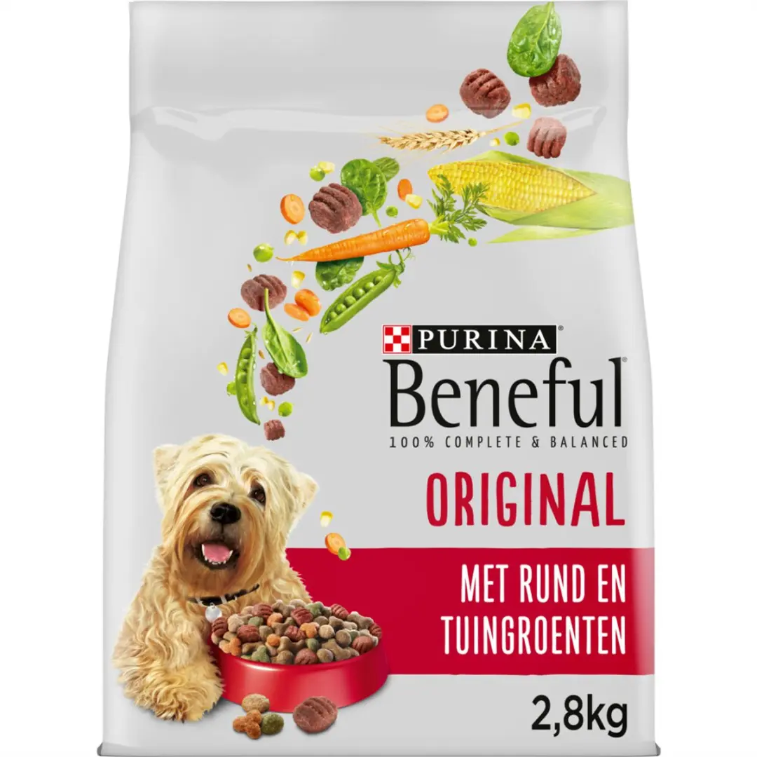 Purina Beneful Original Rund & Groente Hondenvoer - 11.2 kg