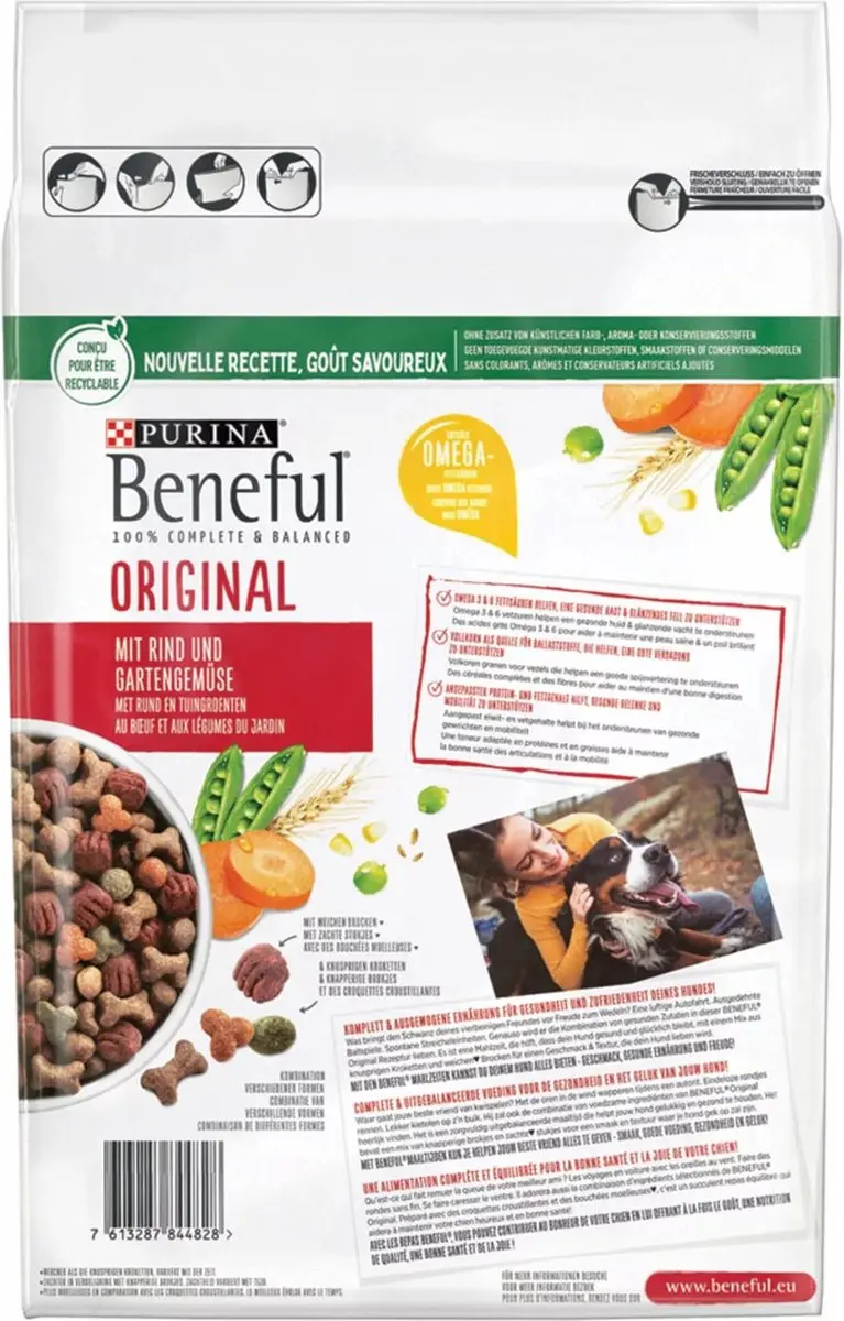 Purina Beneful Original Rund & Groente Hondenvoer - 11.2 kg