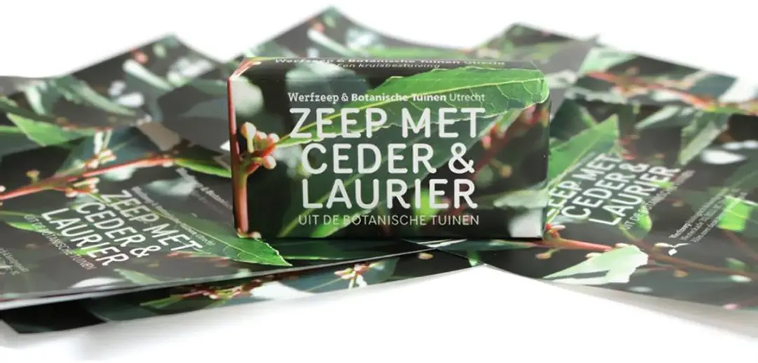 Werfzeep Botanische Tuinen Ceder & Laurier Zeep 100g