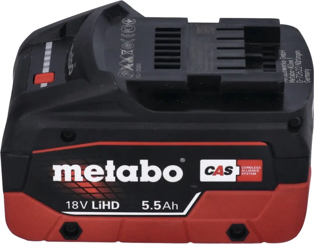 Metabo WB 18 LTX BL 15-125 Accu Haakse Slijper - 125mm - 5,5Ah