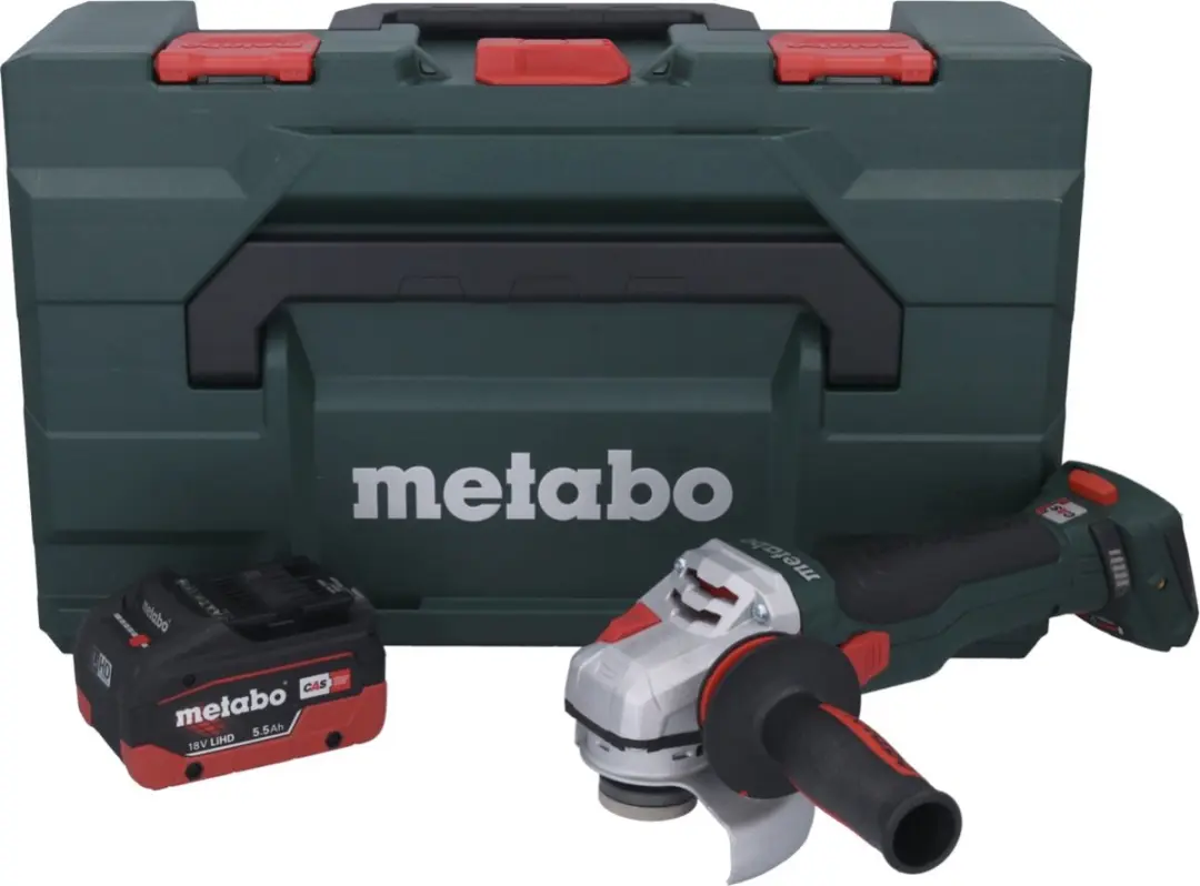 Metabo WB 18 LTX BL 15-125 Accu Haakse Slijper - 125mm - 5,5Ah