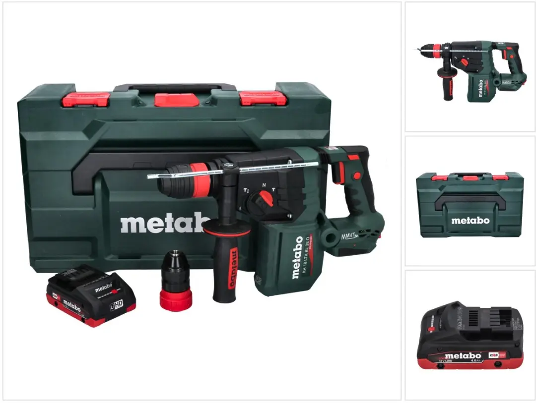 Metabo KH 18 LTX BL 28 Q Accu-boorhamer 18V