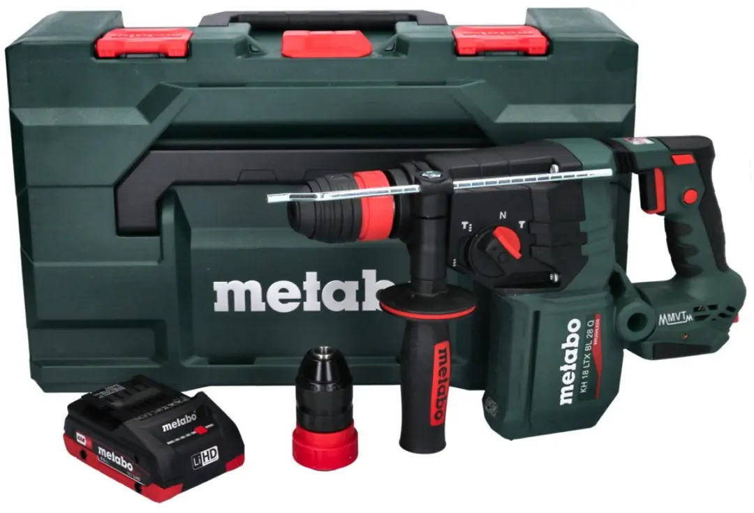 Metabo KH 18 LTX BL 28 Q Accu-boorhamer 18V - 3J SDS-plus - 1x 4,0Ah