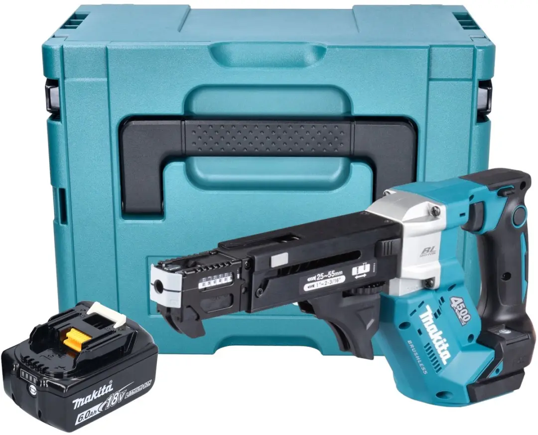 Makita DFR552G1J Accu-Magazijnschroevendraaier 18V