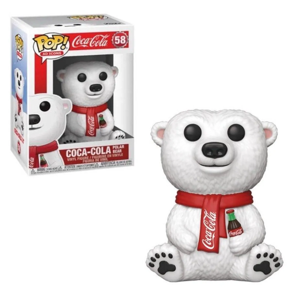 Funko POP! Coca-Cola Polar Bear Verzamelfiguur - 9 cm - Multicolor