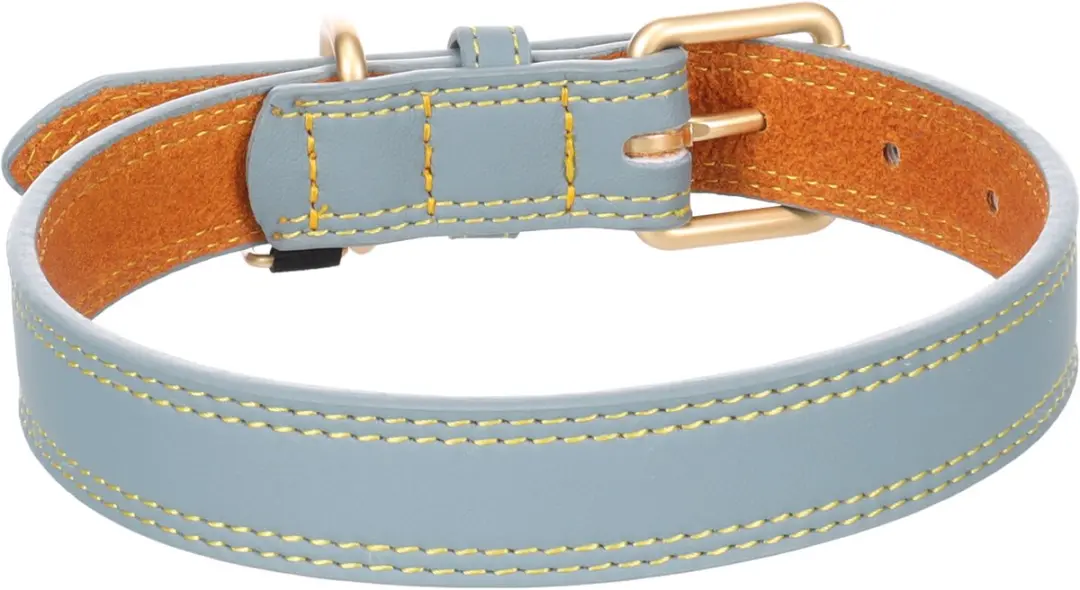 Flamingo Hond Halsband Virginia Lichtblauw 25mm - M/L 38-48cm