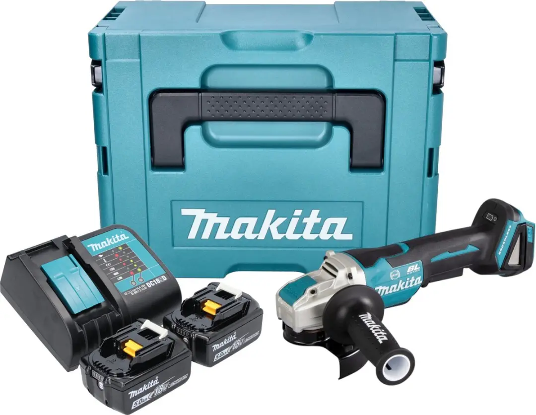 Makita DGA520SMJX1 Haakse Slijper 18V 125mm X-LOCK