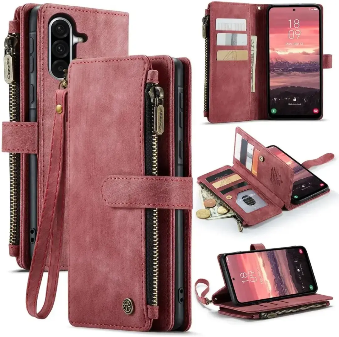 Caseme C30 Hoesje Samsung Galaxy A56 - Rood