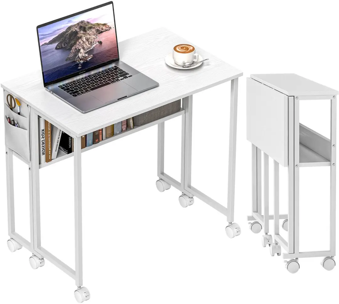 ECTEATOY Opklapbaar Bureau 80x50cm