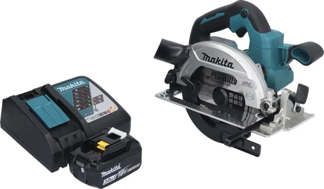 Makita DHS661RF1 Accu-Handcirkelzaag 18V 165mm - Borstelloos - 3,0Ah