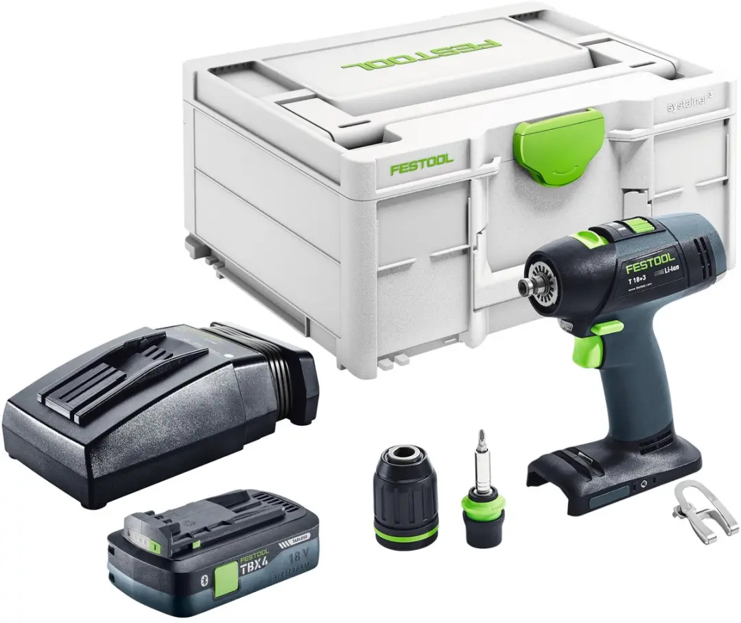 Festool T 18+3-Basic Accuboormachine 18V 50Nm