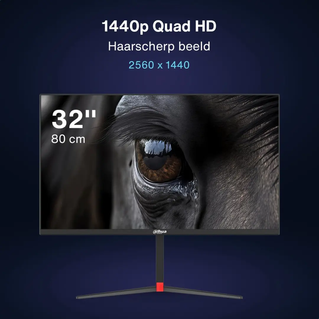 Dahua LM32-P301A QHD Monitor 32 inch - 75Hz - USB-C 65W - afbeelding 3 van 6