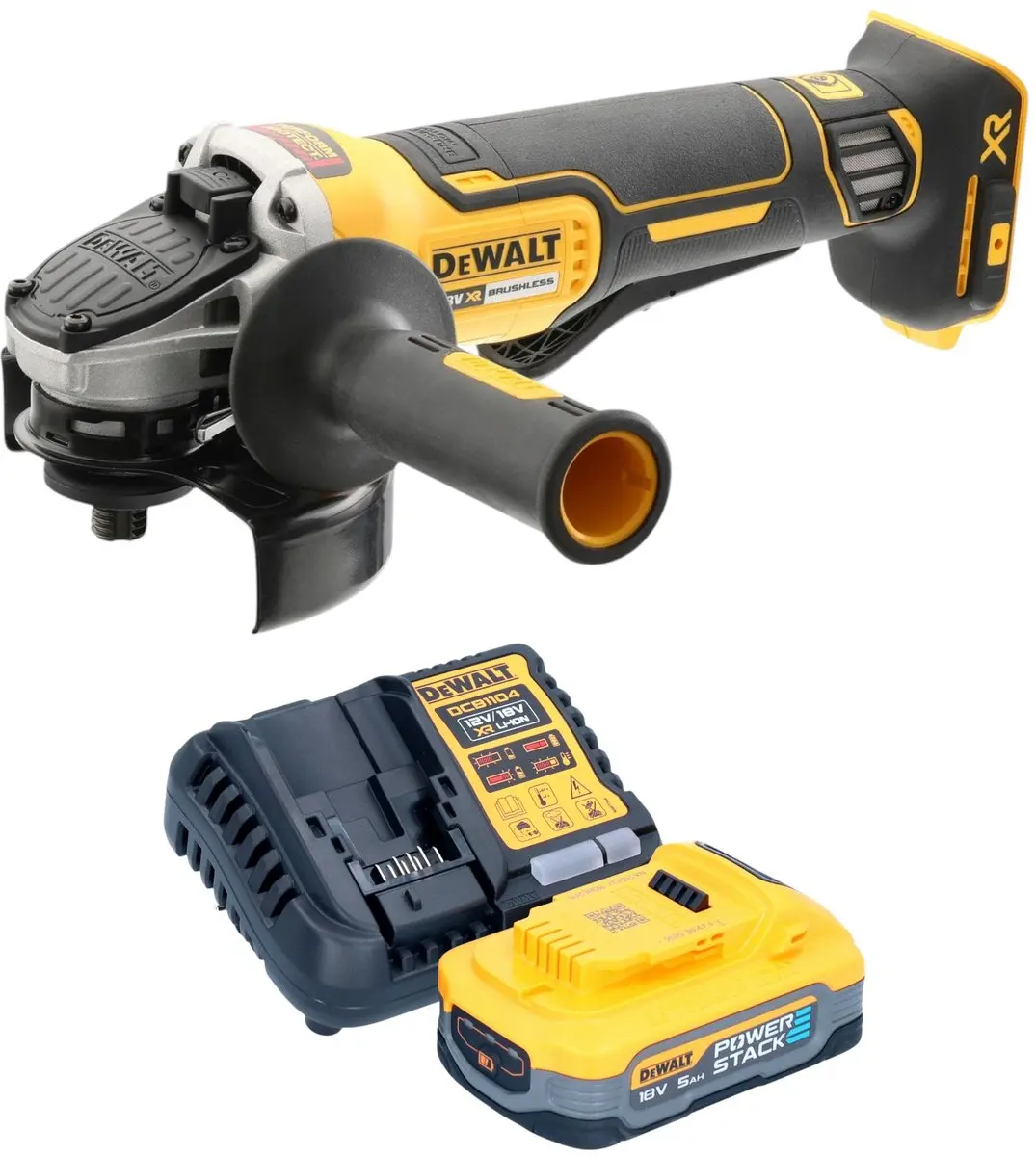 DeWalt DCG406 H1 Accu Haakse Slijper 18V 125mm