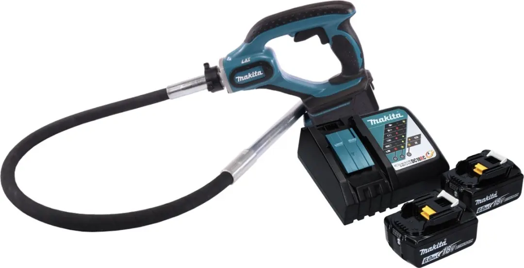 Makita DVR450RG Betonverdichter 18V - 13.000 tr/min - 25mm - 2x 6.0Ah + lader