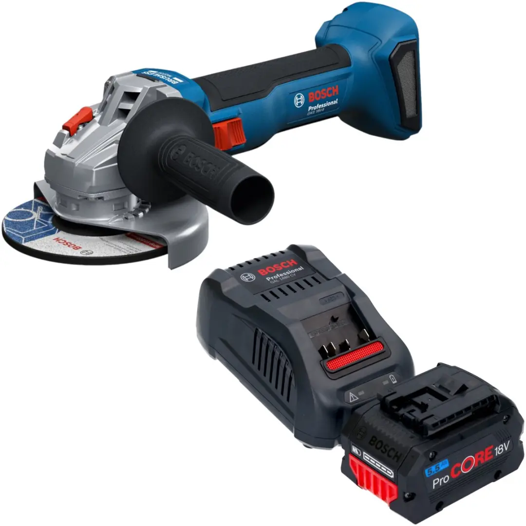 Bosch Professional GWS 18V-8 Accu-haakse slijper 125mm