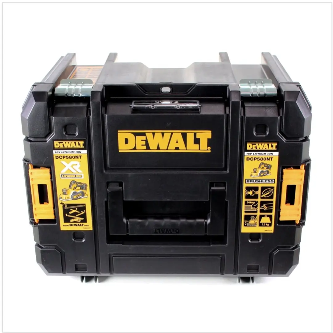DeWalt DCP 580 M1 Accuschaafmachine 18V 82mm - 4.0Ah + Lader + TSTAK