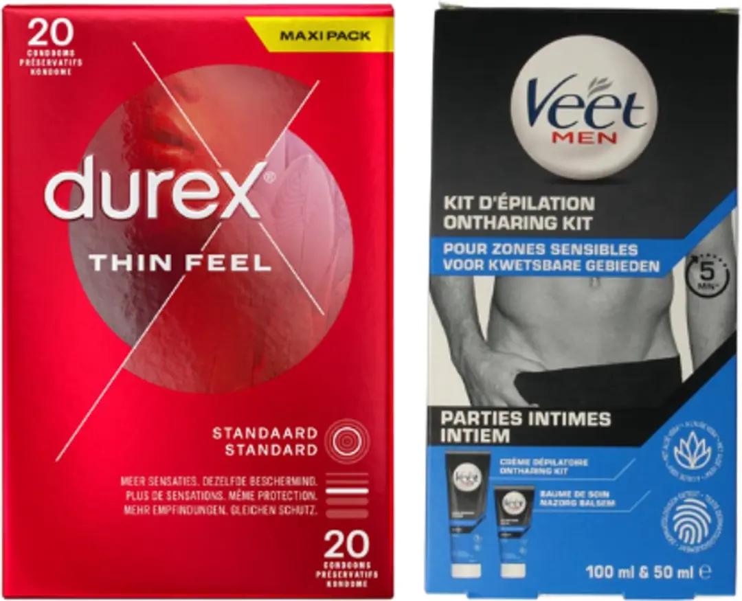 Veet Men Intieme Ontharingskit 150ml