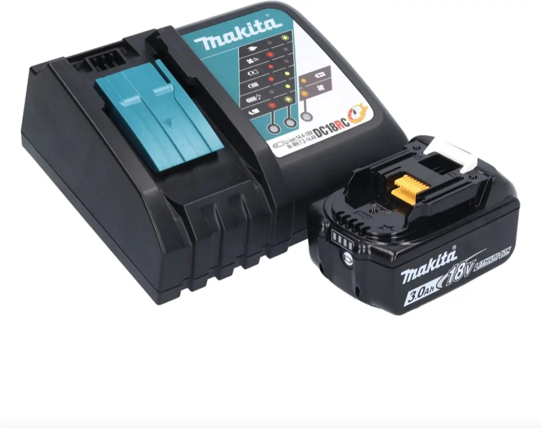 Makita DHS661RF1J Handcirkelzaag 18V 165mm - Borstelloos - met 1x 3,0Ah accu & oplader