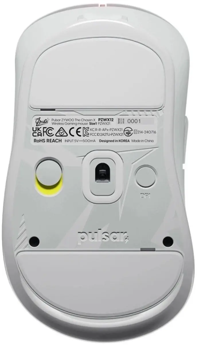 Pulsar ZywOo The Chosen Mouse - Wit Mini