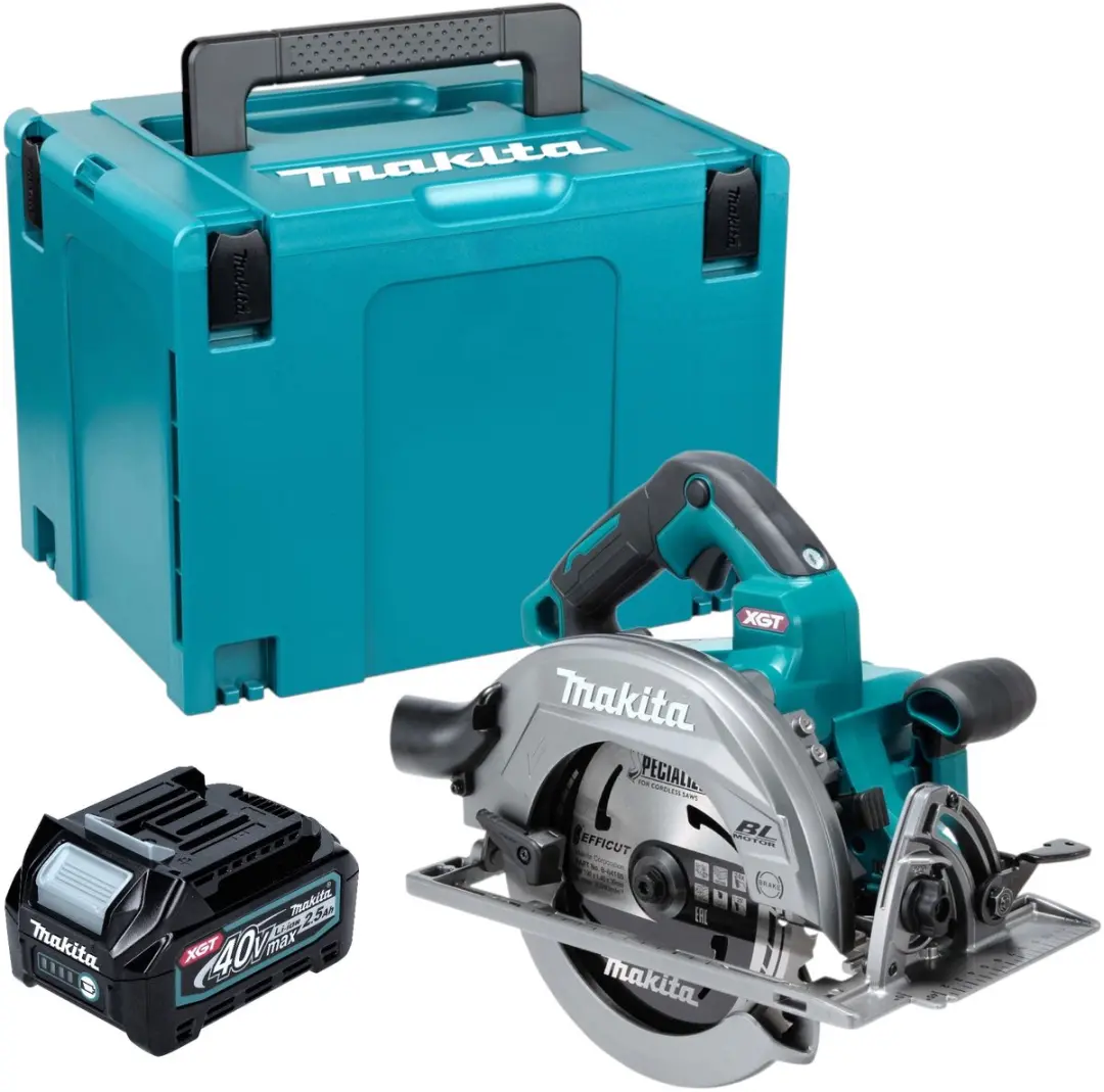 Makita HS 003 GD101 accu-handcirkelzaag 40 V max. 190 mm borstelloos + 1x accu 2
