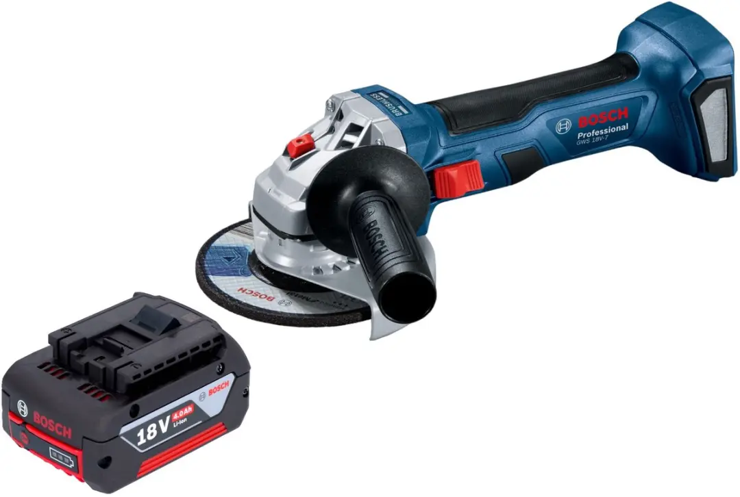 Bosch Professional GWS 18V-7 Accu Haakse Slijper 115mm