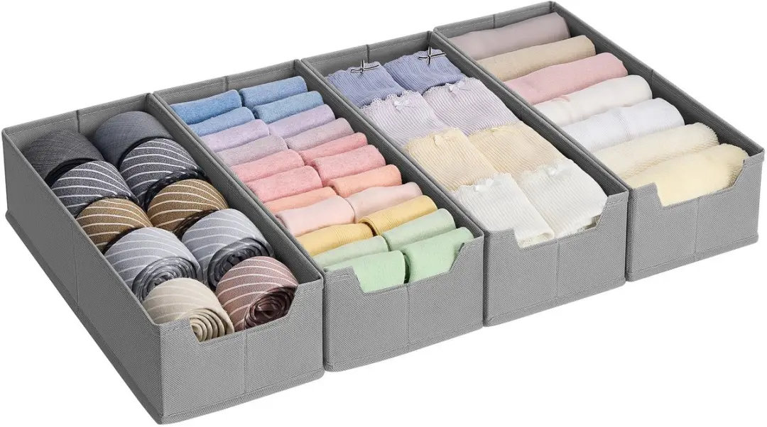 Songmics Ondergoedorganizer Set 4 Stuks