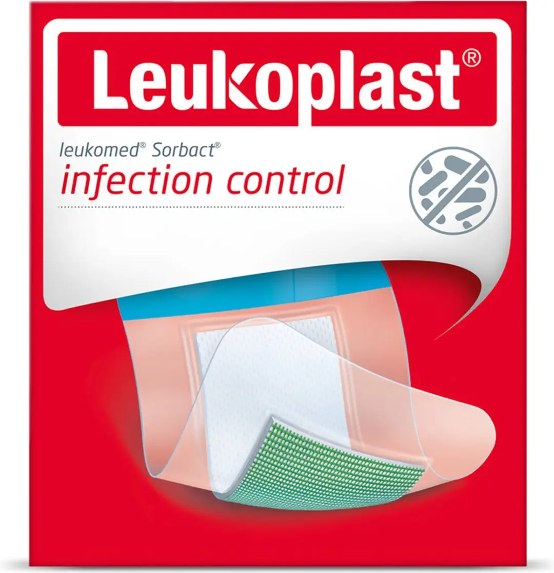 Leukoplast Hechtpleister Leukomed Sorbact 8x10cm