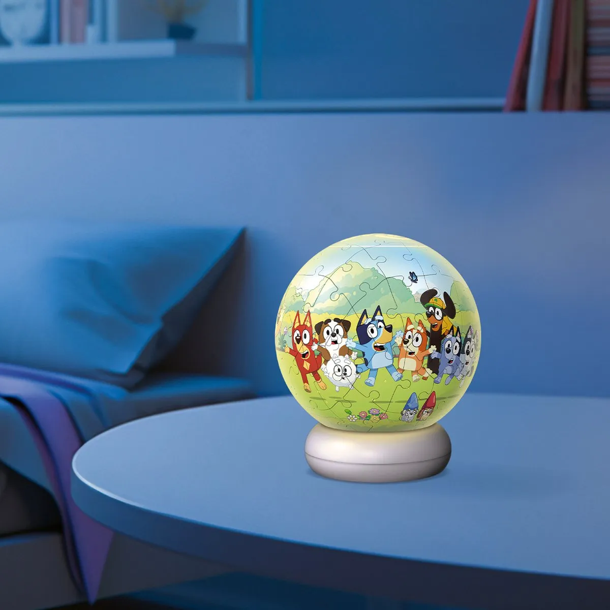 Ravensburger Bluey 3D Puzzle-Ball Nachtlicht - 73 Stukjes