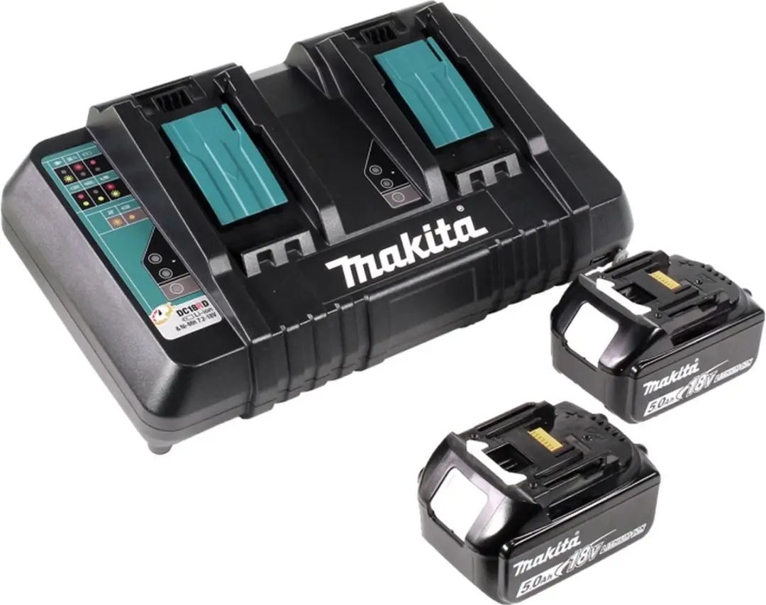 Makita DCE090PT2X1 Accu-doorslijpmachine 36V - 2x 5,0Ah + dubbele lader