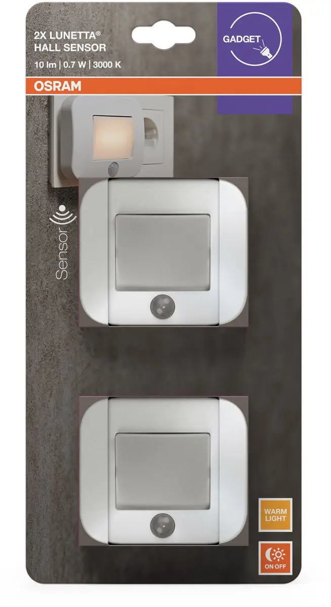 Osram Lunetta Hall Sensor White Duo Pack - Nachtlamp 2 Stuks - afbeelding 3 van 5