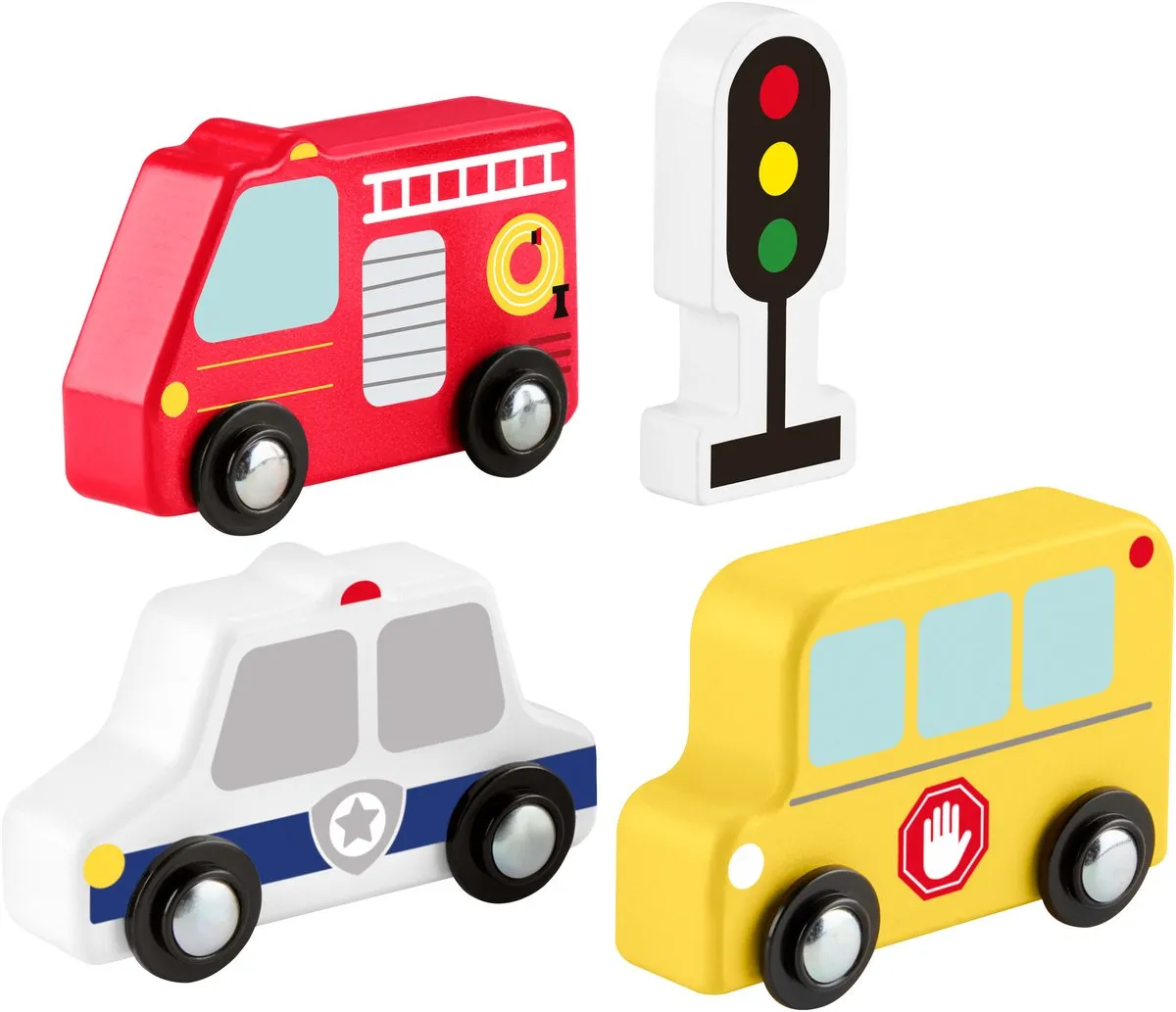 Fisher-Price Houten Voertuigen Multicolor