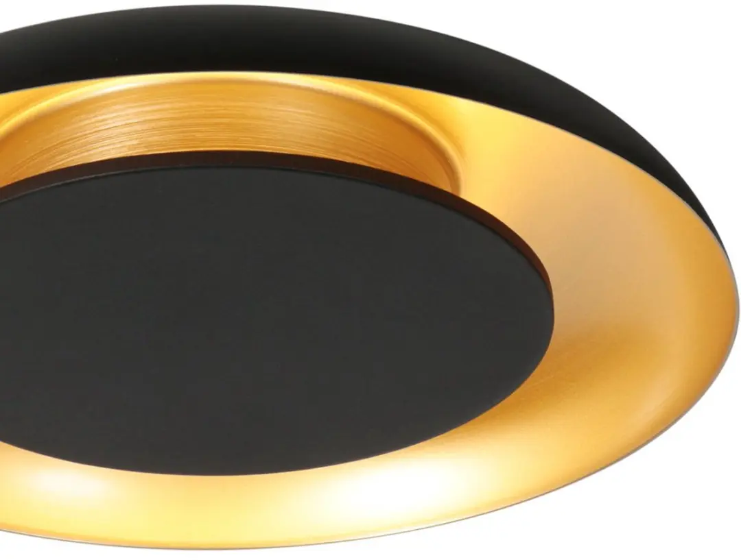 Steinhauer Golden Veil 4331ZW Plafondlamp - 2x35W - Ø40cm - Goud/Zwart